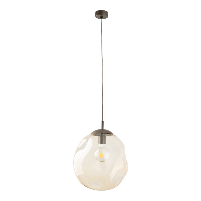 Lampa wisząca LAVA L BROWN 1xE27 - brązowy