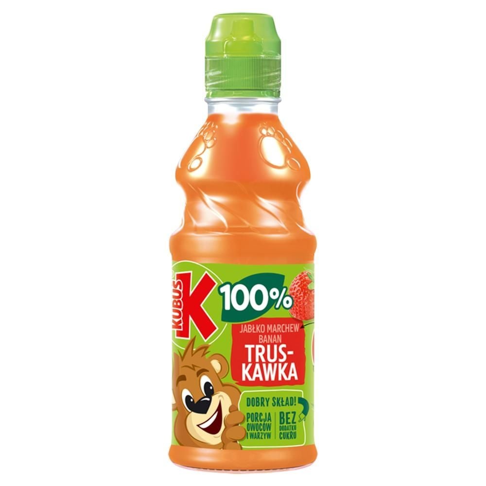 Kubuś 100 % sok jabłko marchew banan truskawka 300 ml