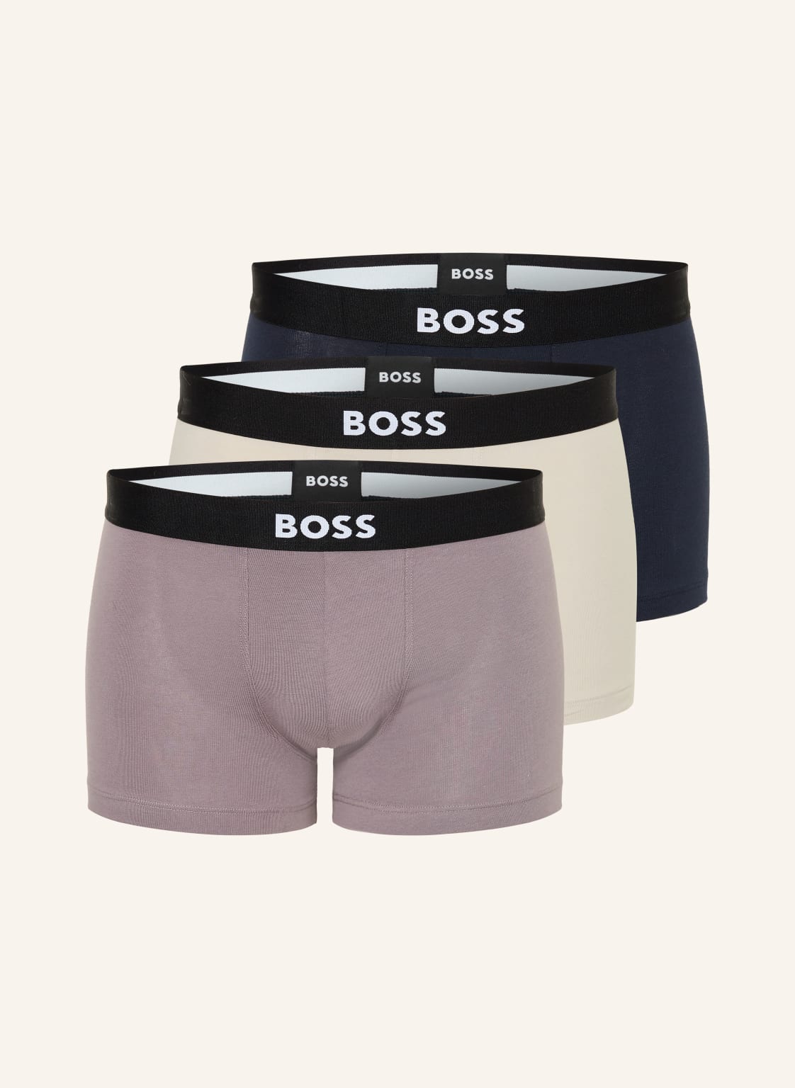 Boss Bokserki One, 3 Szt. grau