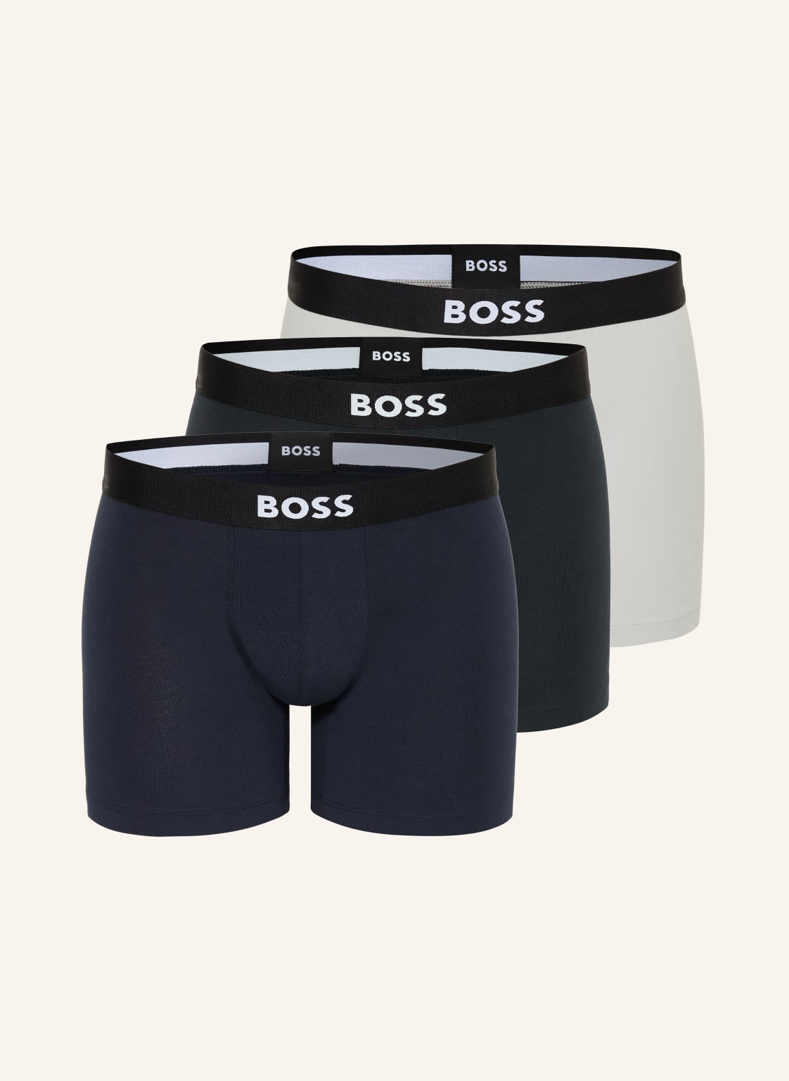 Boss Bokserki One, 3 Szt. grau