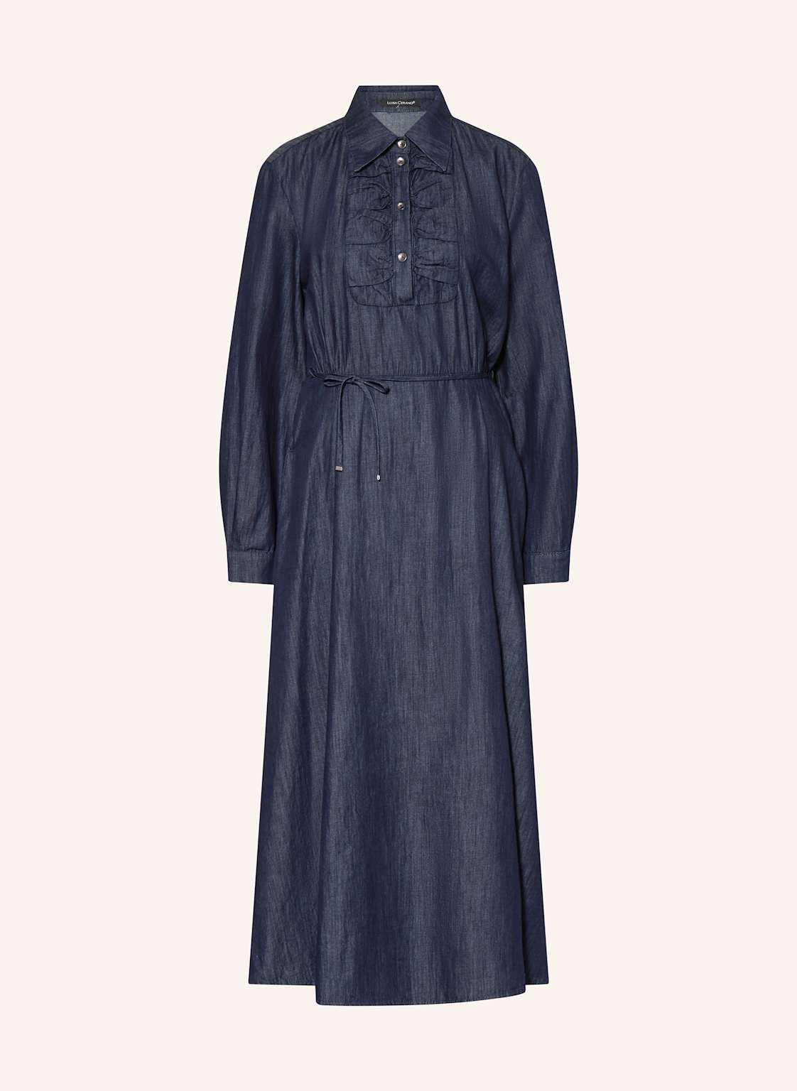 Luisa Cerano Sukienka Koszulowa W Stylu Jeansowym blau