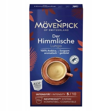 Kapsułki do Nespresso Kawa Movenpick Der Himmlische Lungo 10 sztuk
