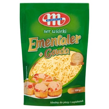 Mlekovita Ser wiórki Ementaler plus Gouda 100 g