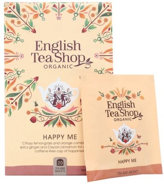 English Tea Shop Herbata Bio Trawa Cytrynowa Skórka pomarańczy Jabłko Imbir