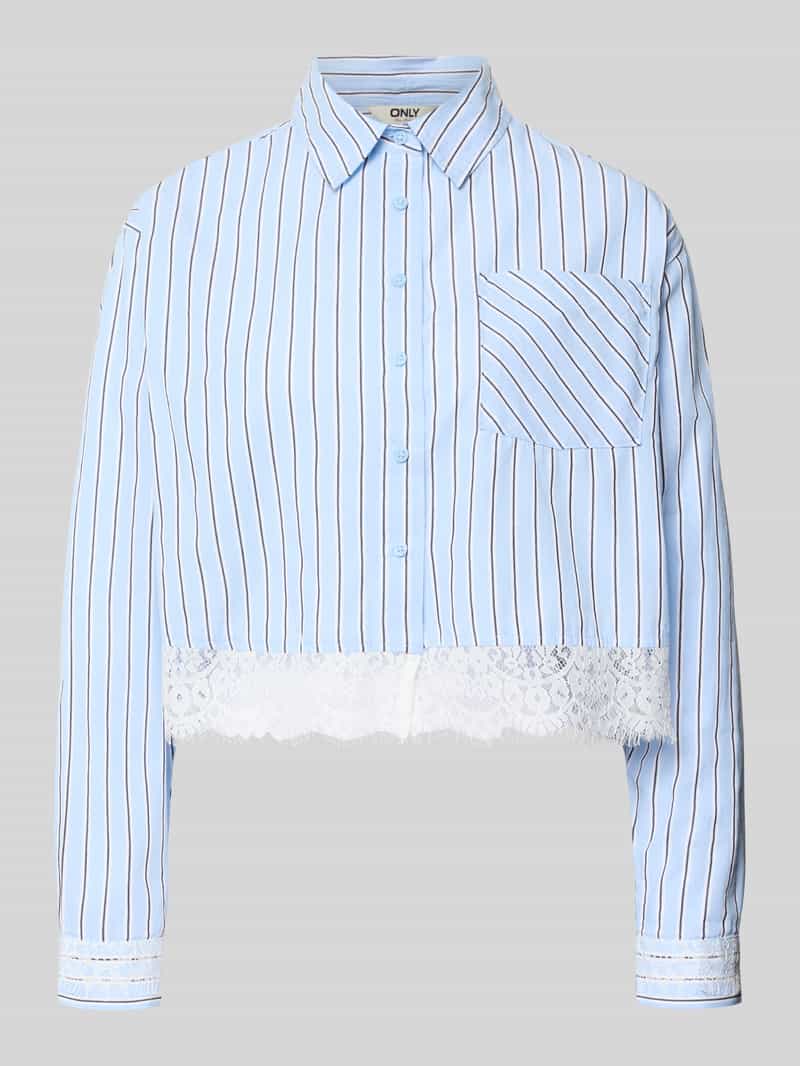 Koszula z długim rękawem o kroju boxy z czystej bawełny model 'KHALIDA'