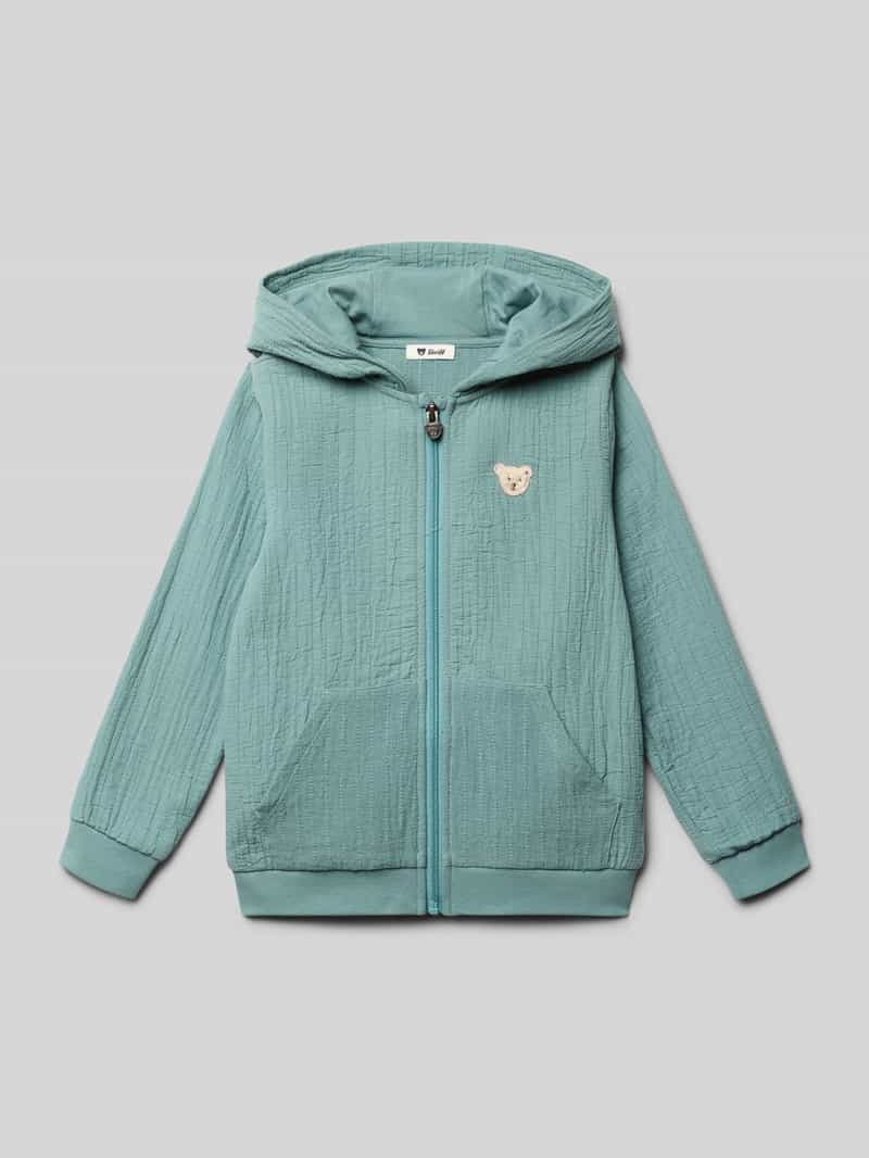 Bluza rozpinana z naszywką z logo