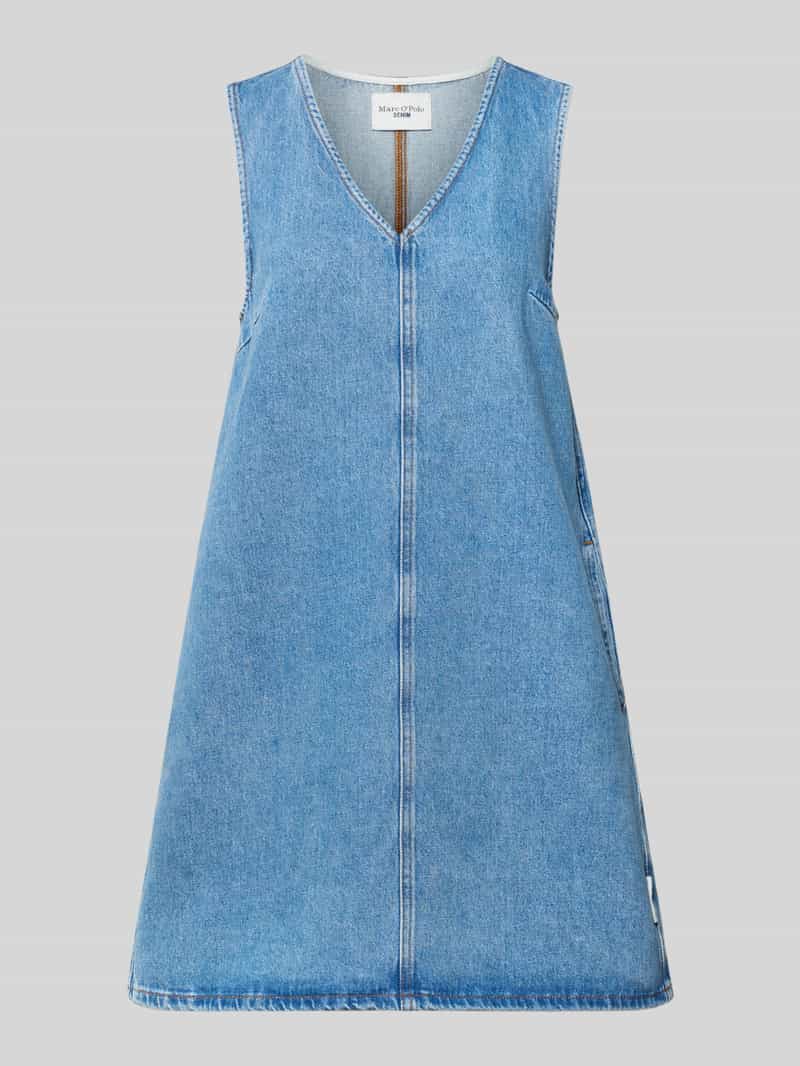 Płynna sukienka jeansowa z Mieszanka bawełny