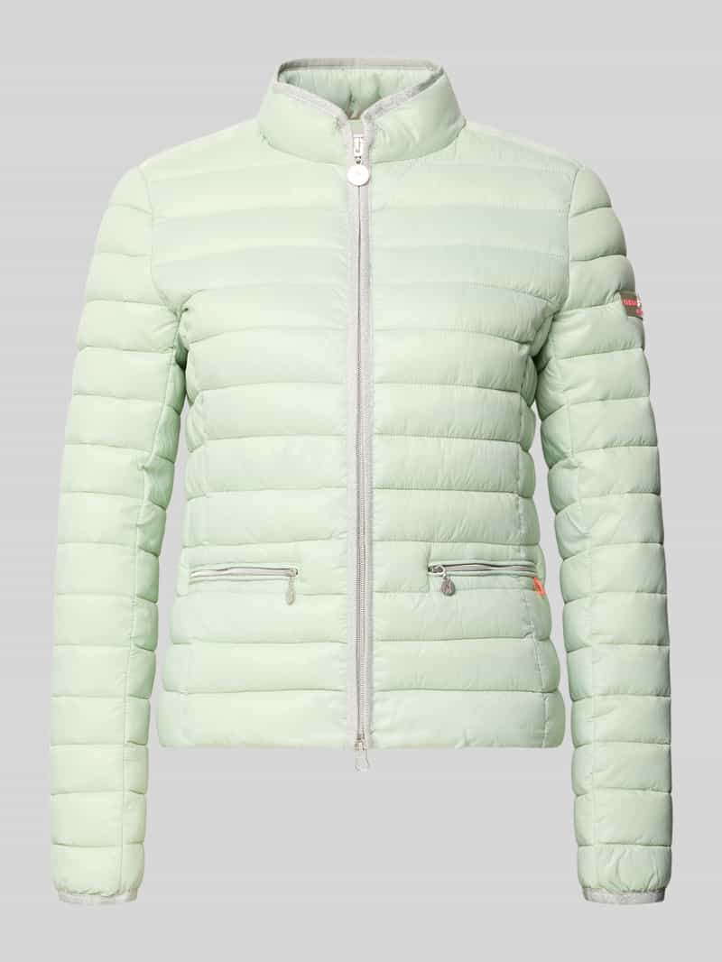 Kurtka pikowana z kieszeniami zapinanymi na zamek błyskawiczny Model 'SISTER JUDY'