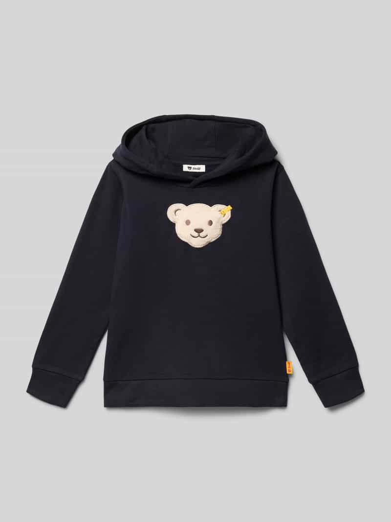 Bluza z kapturem z mieszanki bawełny