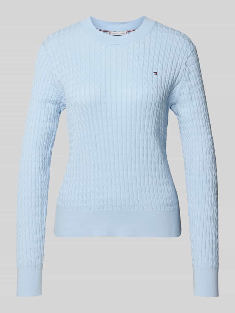 Sweter o kroju slim fit z czystej bawełny