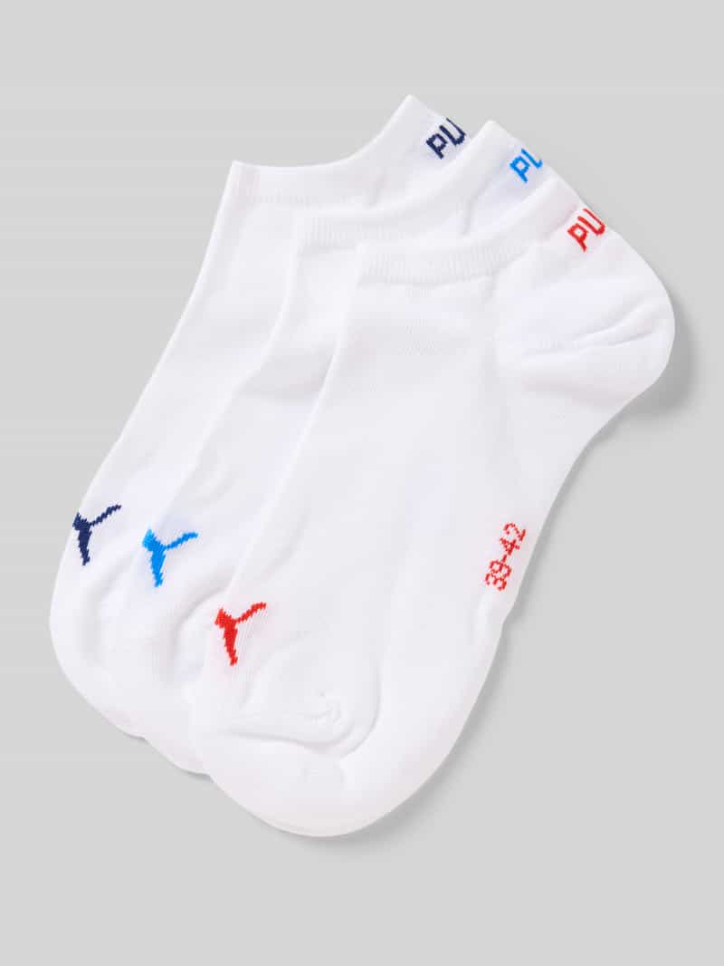 Skarpety do sneakersów z logo w zestawie 3 szt.