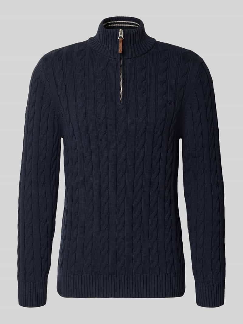 Sweter dzianinowy z czystej bawełny