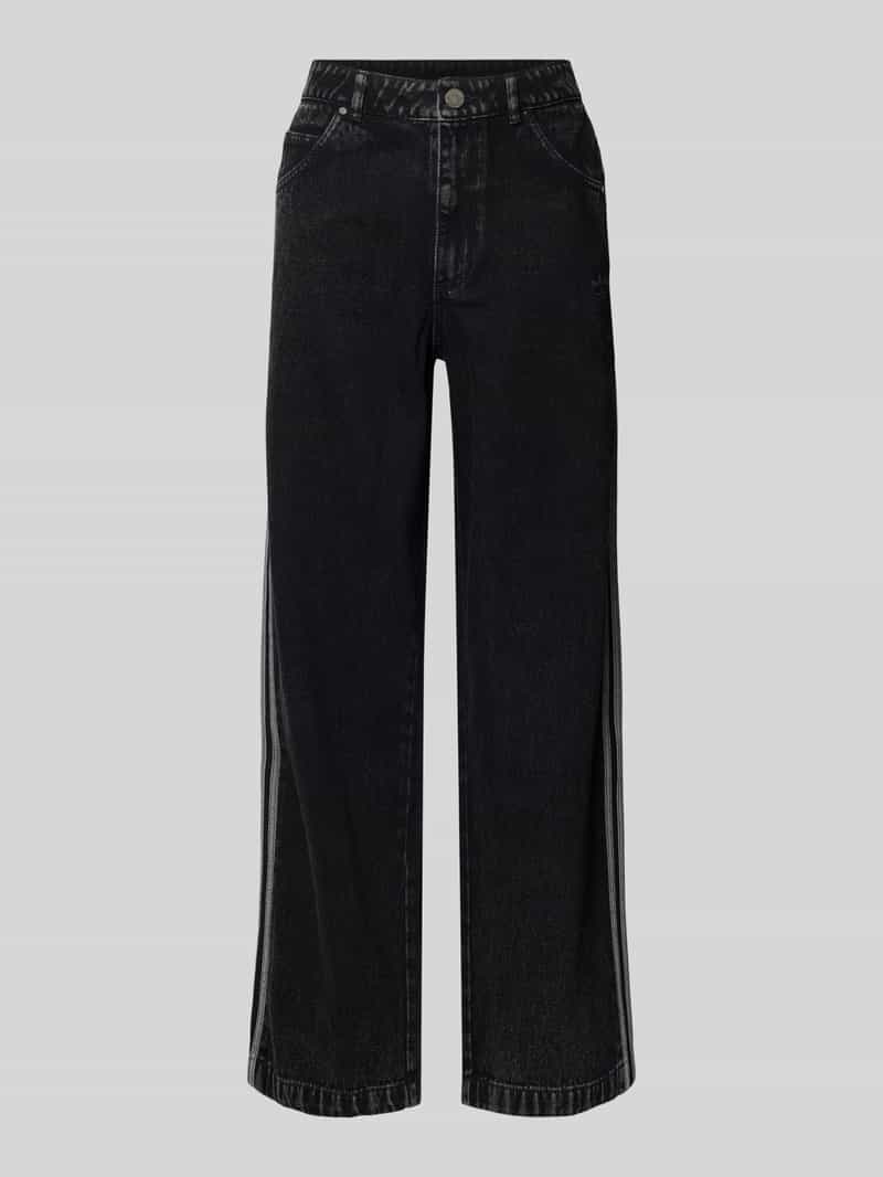 Jeansy o kroju loose fit z czystej bawełny