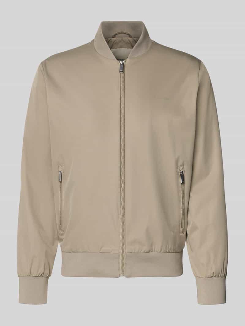 Kurtka bomberka z kieszeniami na zamek model 'MATTE'