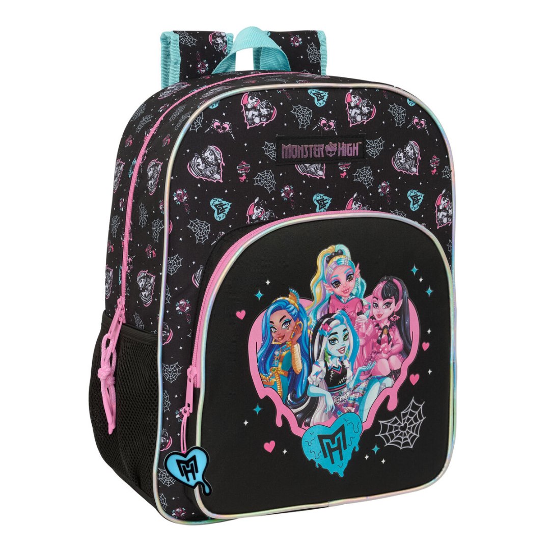 Plecak szkolny Monster High Czarny 33 x 42 x 14 cm