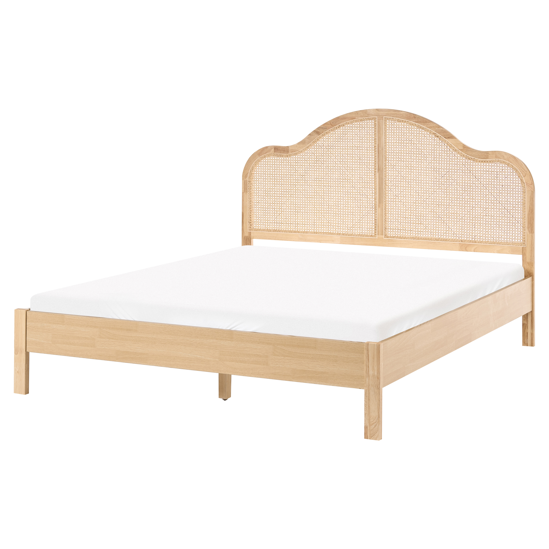 Łóżko HOUNOUX 160 x 200 cm Jasnobrązowy