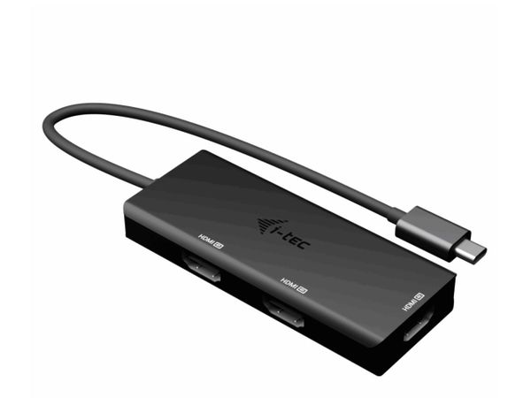 I-TEC USB-C Triple 4K HDMI Video Adapter, PD 100W C31TRIPLE4KHDMIPD