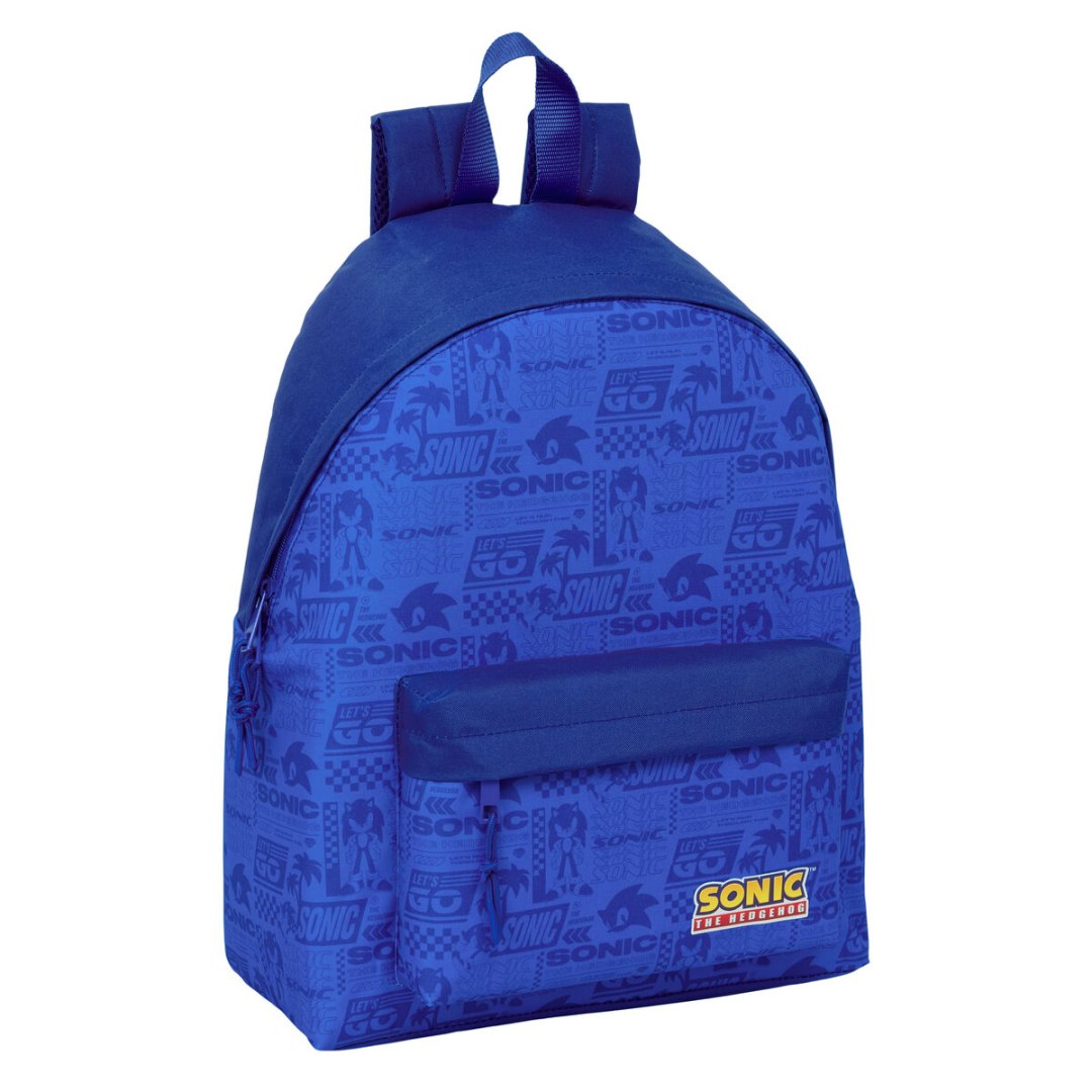 Plecak szkolny Sonic Niebieski 33 x 42 x 15 cm