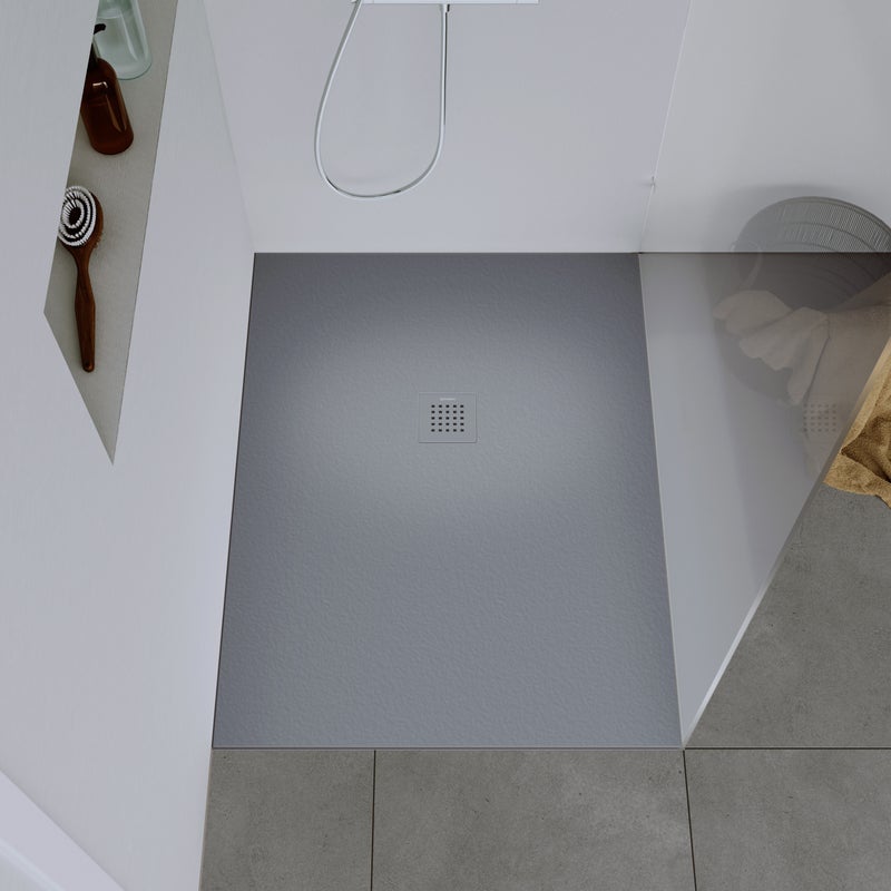 Duravit DuraBayas brodzik odlew mineralny 120x90 cm jasnoszary mat