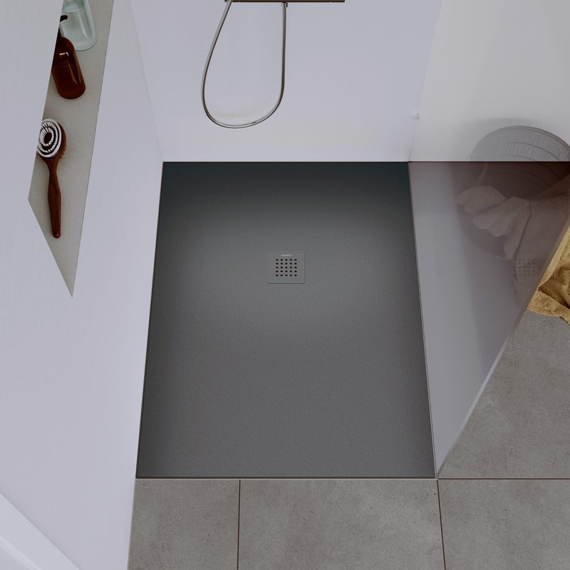 Duravit DuraBayas brodzik odlew mineralny 120x90 cm ciemnoszary mat
