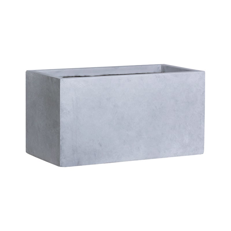 Doniczka geometryczna Grau imitacja betonu 37,5x7x37,5cm Esti&Esta