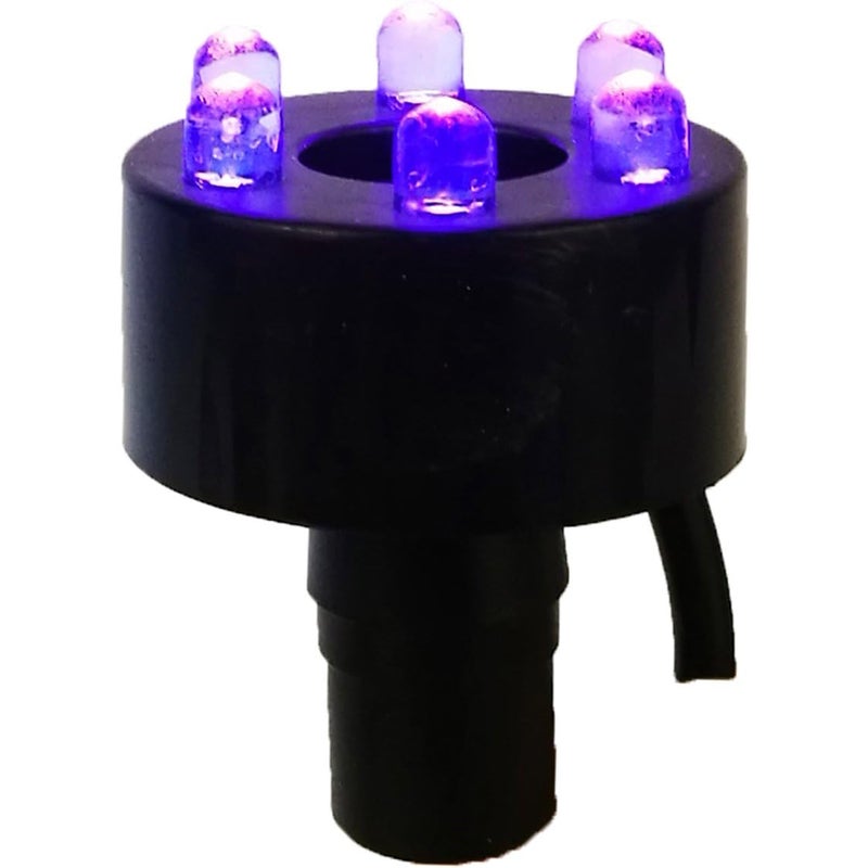 Oświetlenie pierścieniowe LED Köhko z 2-metrowym kablem przyłączeniowym do źródła fontanny kamiennej 29002 Fioletowy