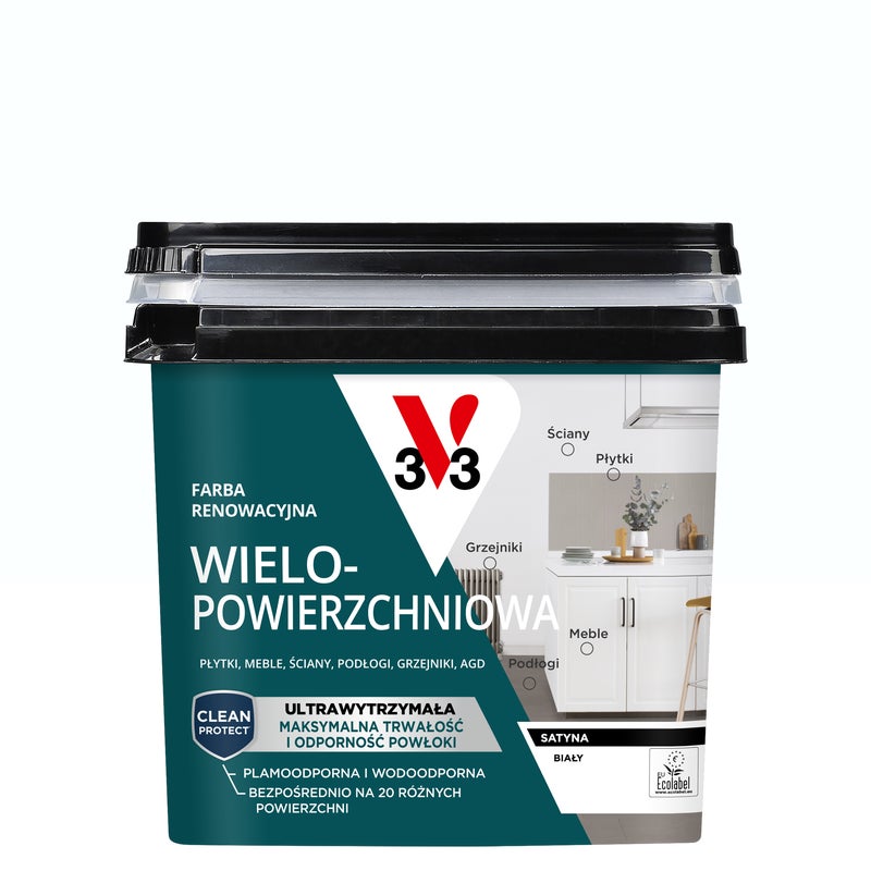 Farba renowacyjna Wielopowierzchniowa 0.75 l Biały Satynowy V33