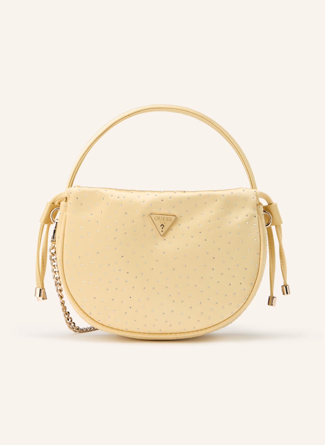 Guess Torba Na Ramię Elsie Z Kamieniami Ozdobnymi gelb