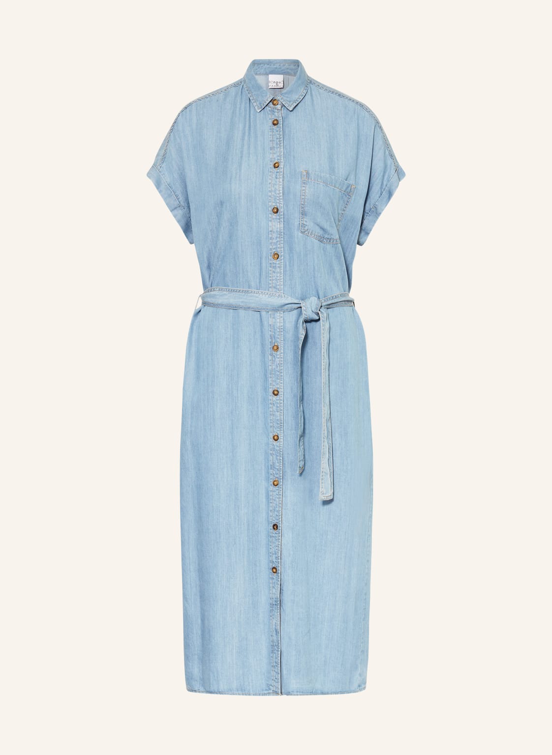 Tonno & Panna Sukienka Koszulowa W Stylu Jeansowym blau