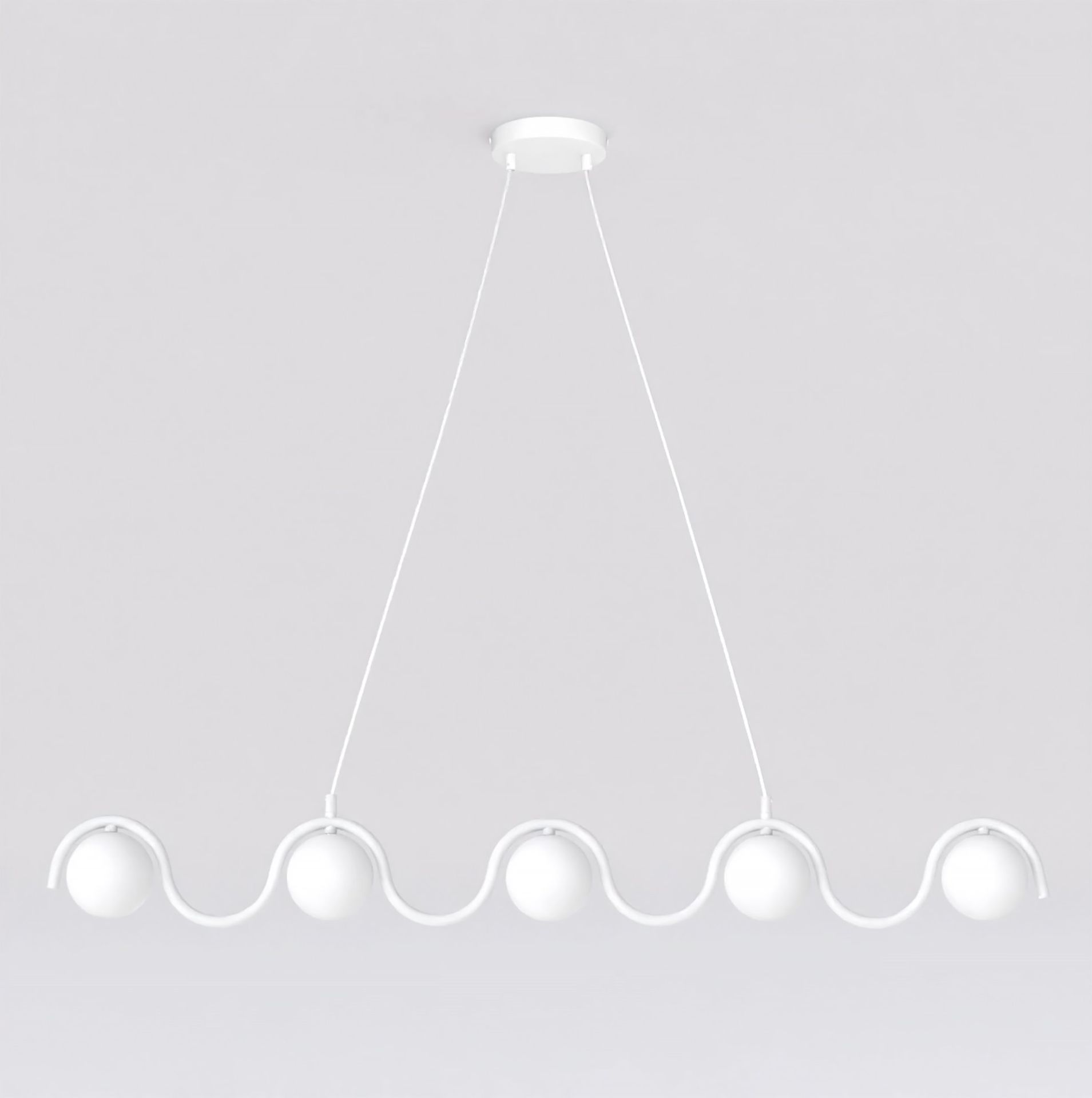 Lampa wisząca SINUS 5 WH OPAL G9 - biały
