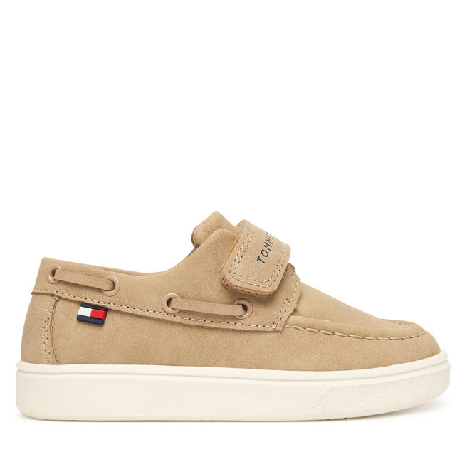 Półbuty Tommy Hilfiger Low Cut Velcro T1B4-34340-0315 M Beżowy