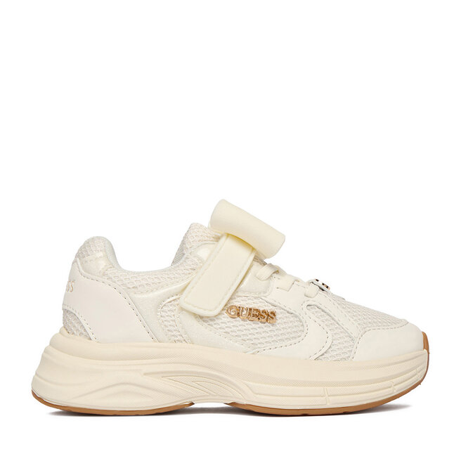 Sneakersy Guess CEO-BIC29275JJKF3GG Écru