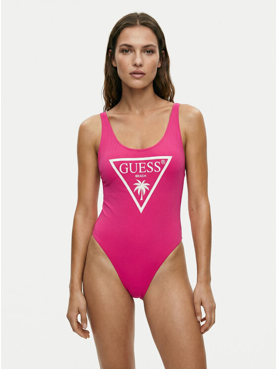 Guess Strój kąpielowy E6GJ43 KF442 Różowy
