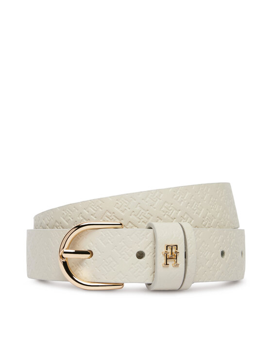 Tommy Hilfiger Pasek Damski Ess Effortless 2.5 Go Mono AW0AW18856 Biały