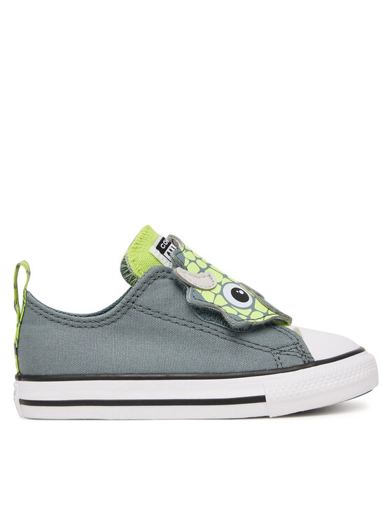 Converse Trampki Chuck Taylor All Star One Strap Dinos Easy-On A15901C Szary