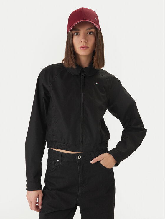 Tommy Jeans Kurtka przejściowa DW0DW20403 Czarny Regular Fit