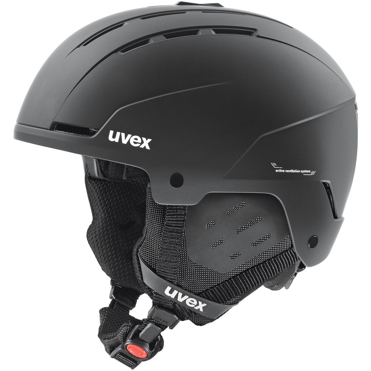 UVEX STANCE kask narciarski hardshell z regulacją czarny