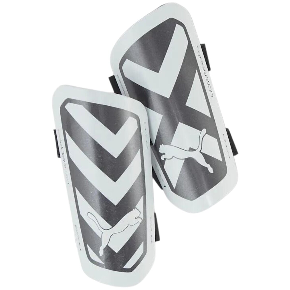 PUMA ochraniacze piłkarskie Ultra Light Strap 030875-03 białe/czarne