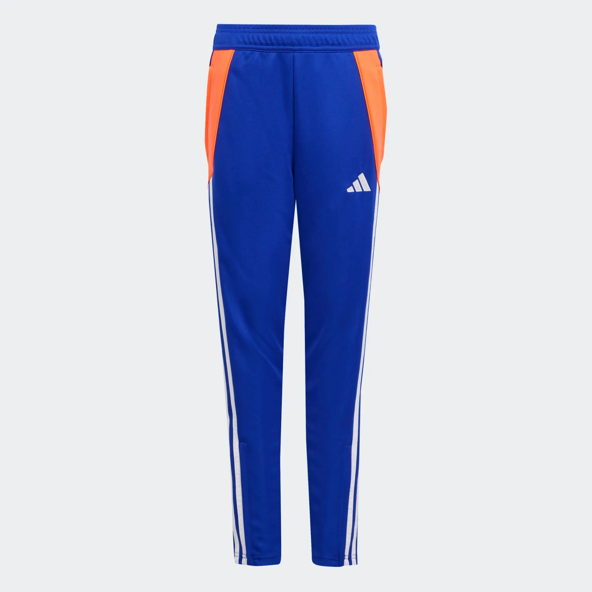 ADIDAS spodnie dresowe młodzieżowe rurki treningowe TIRO JE1989 niebieskie