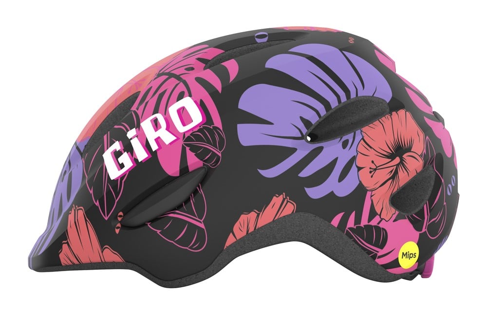 GIRO kask rowerowy juniorski z regulacją SCAMP z MIPS czarny