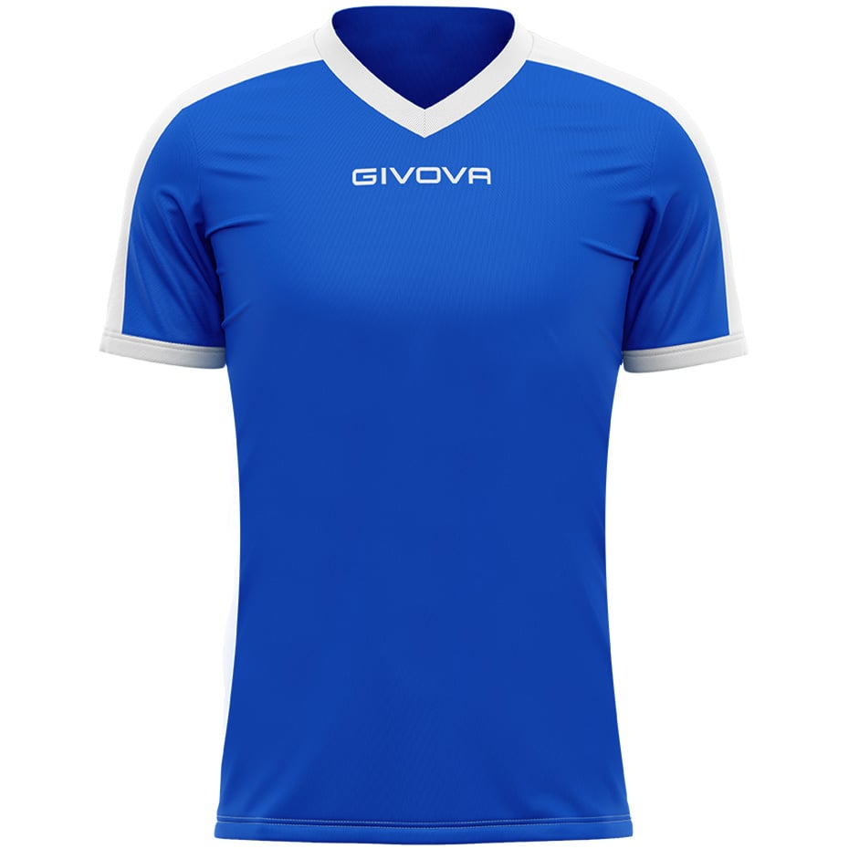 GIVOVA koszulka sportowa męska t-shirt treningowy MAC04 niebieska