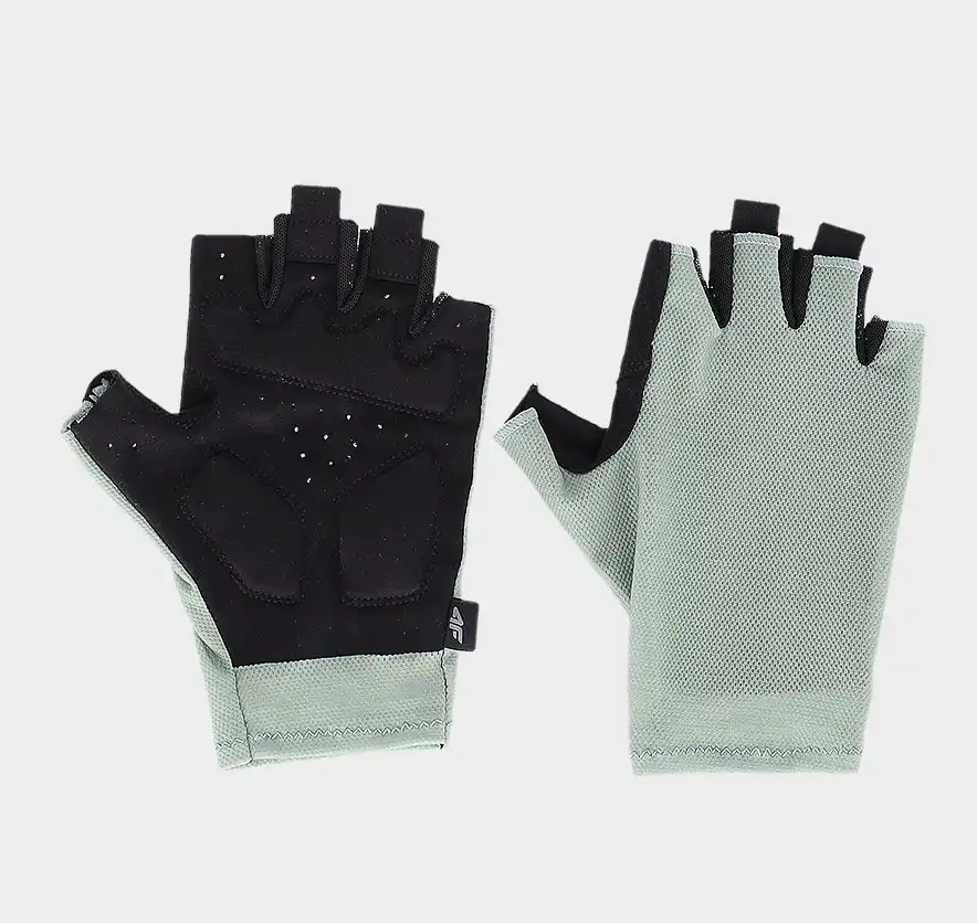 4F rękawiczki rowerowe unisex 4FWSS25AFGLU155 zielone