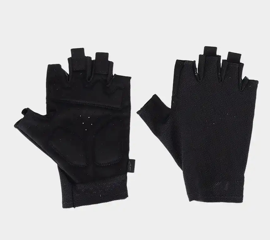 4F rękawiczki rowerowe unisex 4FWSS25AFGLU155 czarne
