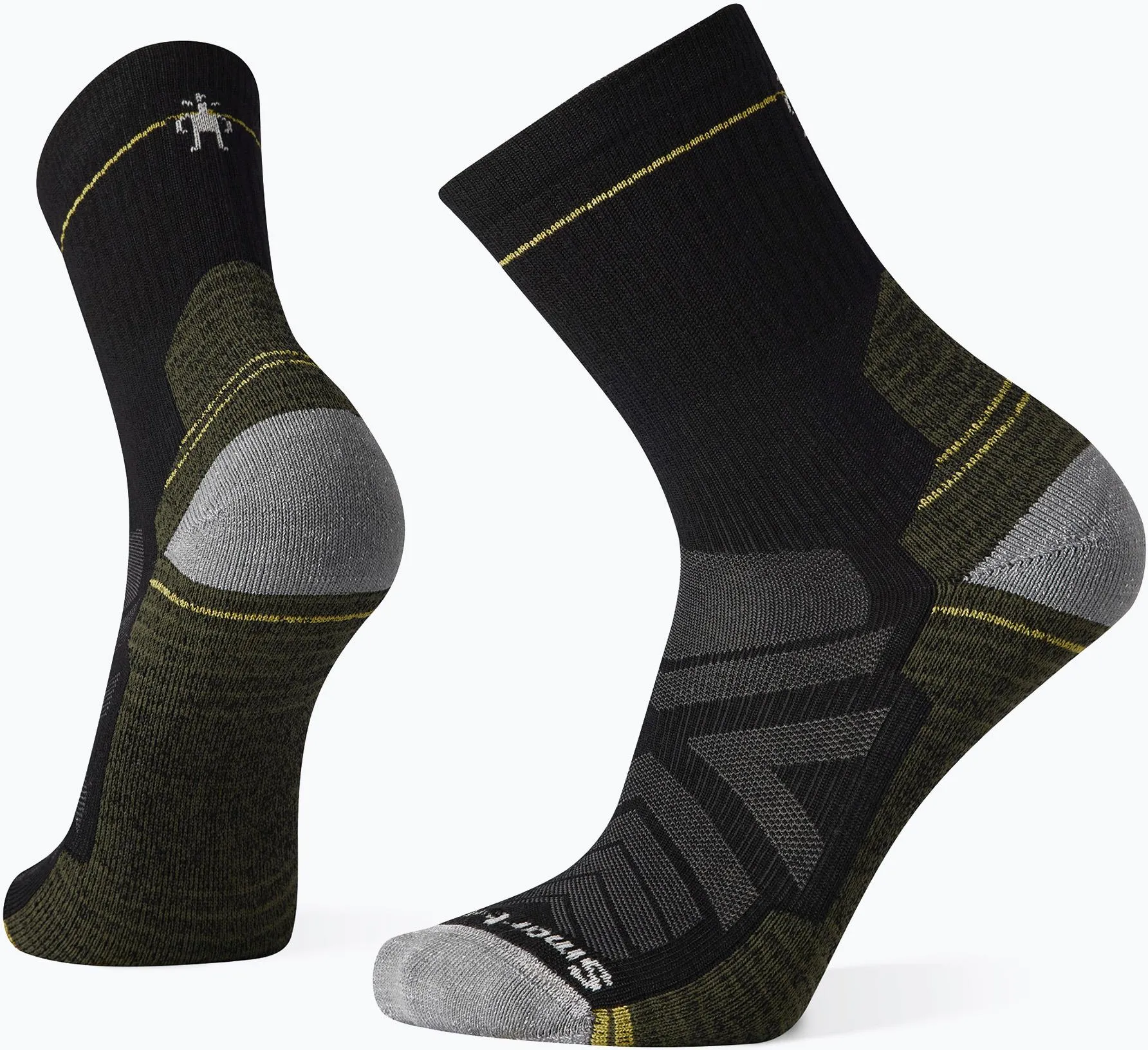 Smartwool skarpety unisex Hike Targeted Cushion Mid Crew Socks - Charcoal