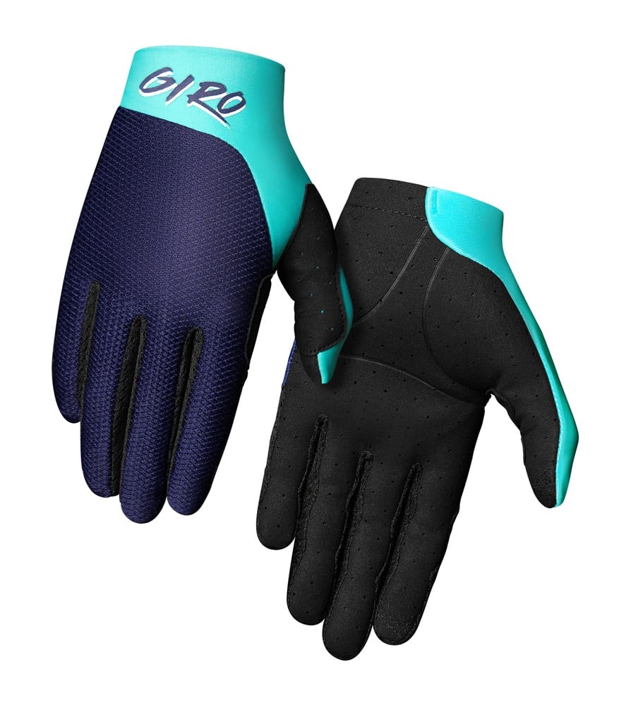 Rękawiczki juniorskie GIRO TRIXTER JR długi palec midnight niebieski
