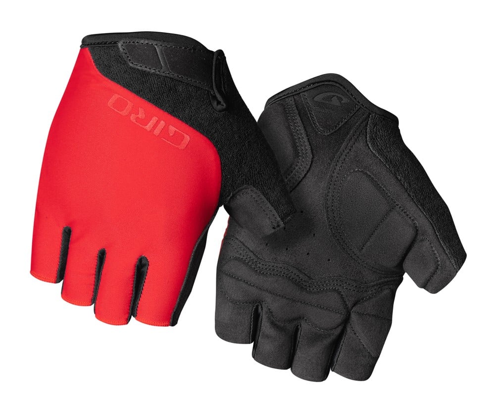 Rękawiczki męskie GIRO JAG krótki palec bright czerwony