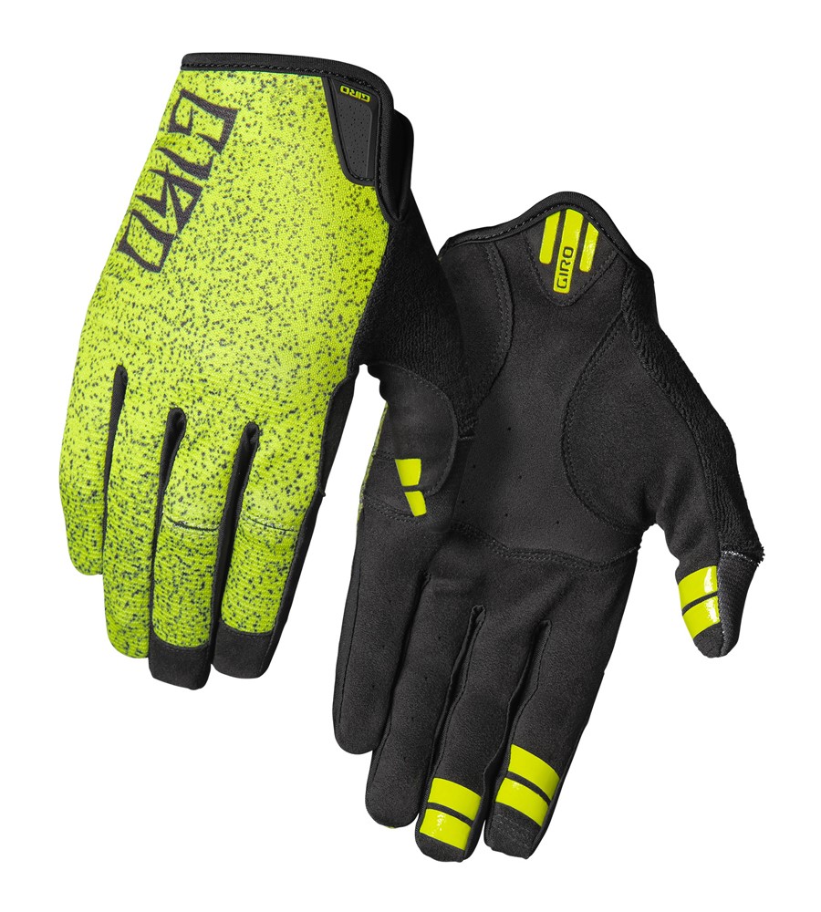 Rękawiczki męskie GIRO DND długi palec lime brakedown