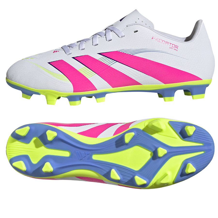 adidas Buty Predator Club FG/MG ID1323 biało-różowe
