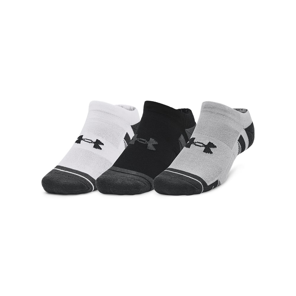 UNDER ARMOUR skarpetki stopki treningowe unisex 3 Pak szare