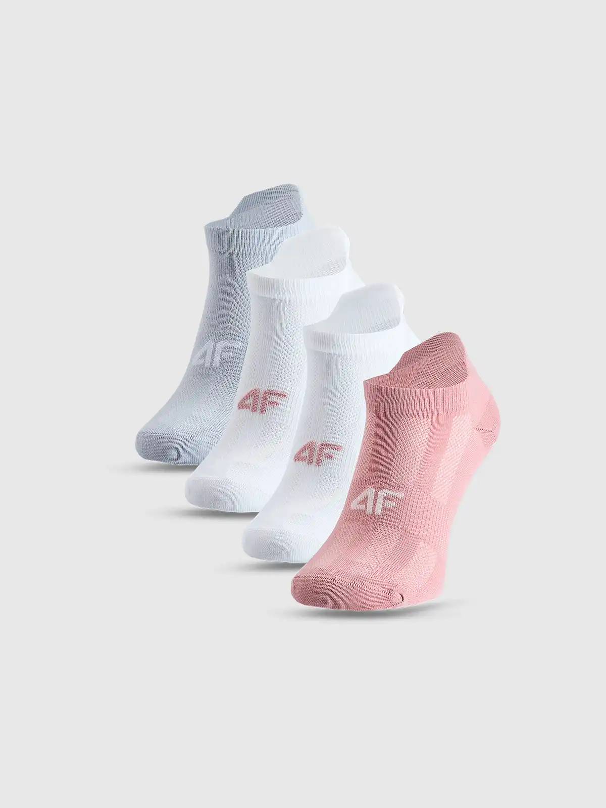 4F skarpetki damskie bawełniane stopki 3 pak 4FWMM00UFSOF244 multikolor